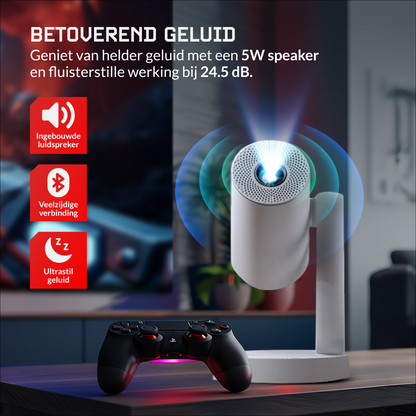 Lumbit® Vison Max Beamer - Input Full HD 5G - 7500 Lumen - Android 9.0