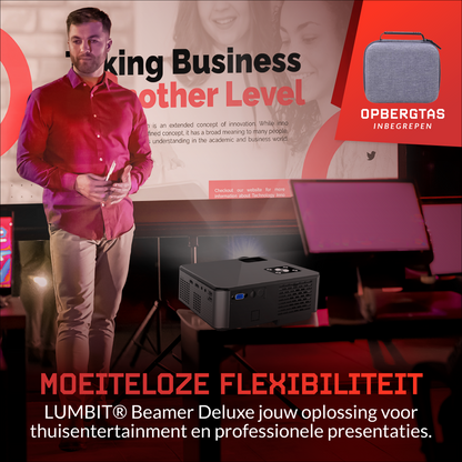 Lumbit® Projector Full HD - Home Cinema - 9500 Lumen